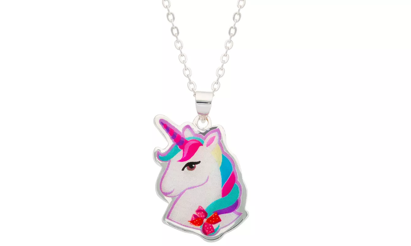 JoJo Siwa Unicorn and Heart Pendant Necklace - Primary Image