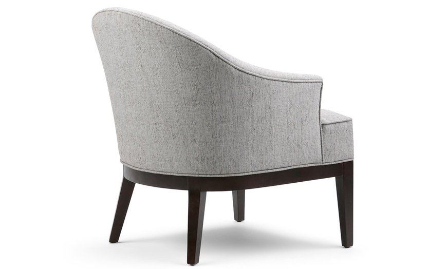 Louise Linen Look Tub Chair Groupon Goods
