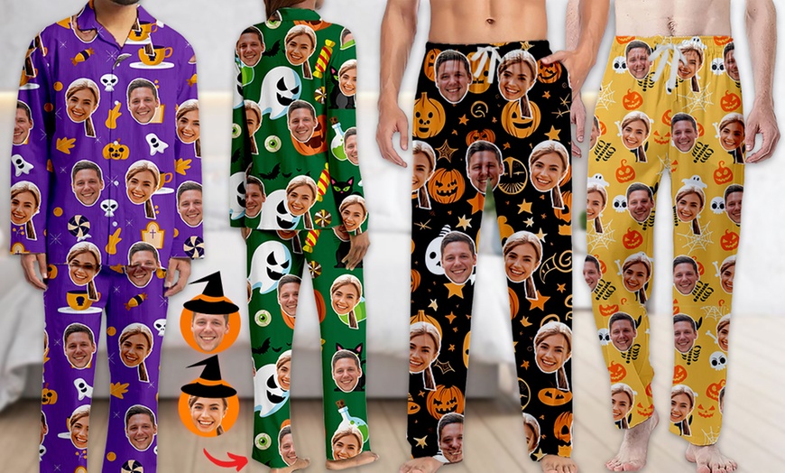 Image 1: Full or Half Set of Custom Pajamas from Justyling