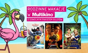 Rodzinne wakacje w Multikinie! Pakiety biletów lub bilety solo Rodzinne wakacje w Multikinie! Pakiety biletów lub bilety solo