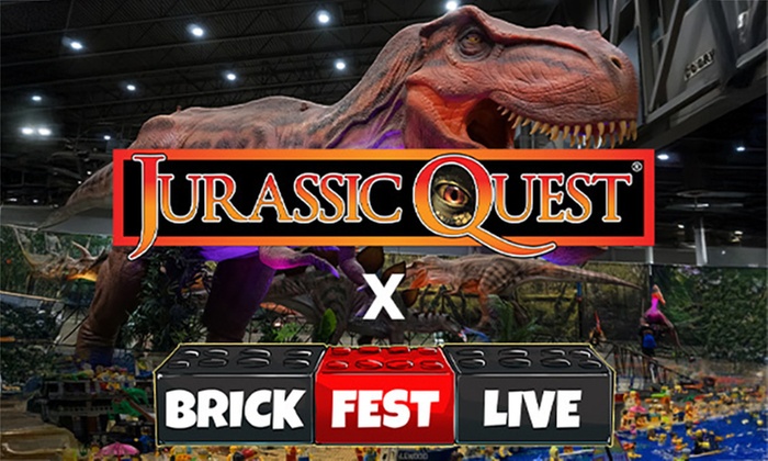Jurassic Quest x Brick Fest Live - Up to 25% Off