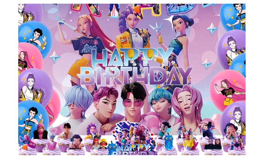 Image 6: Little Hunters Birthday Decorations Party Supplies Set