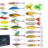 Image 2: 24-Piece Fishing Lure Gift Set with Assorted Sizes and Shapes