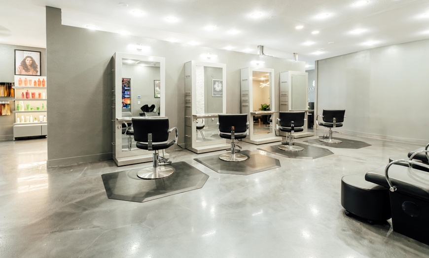 Image 2: Root Retouch with Deep Conditioning and Blow Dry