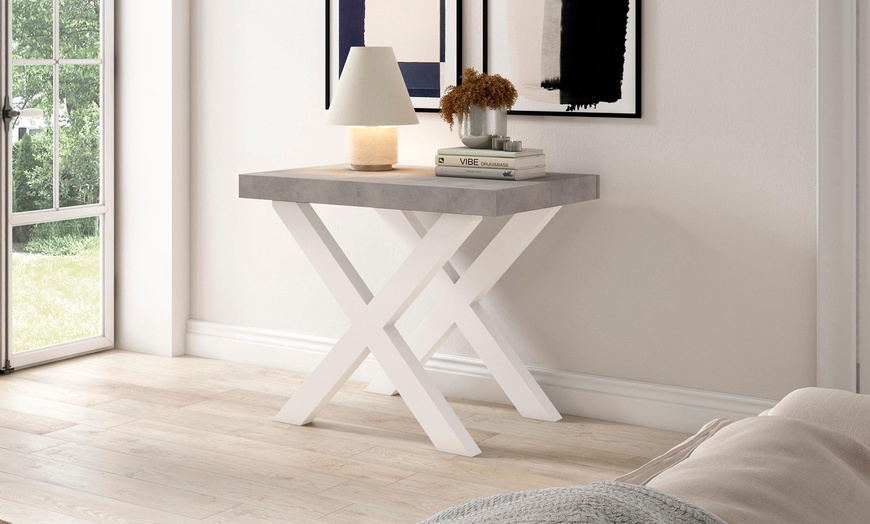 Image 36:  Mesa consola extensible, 140 cm