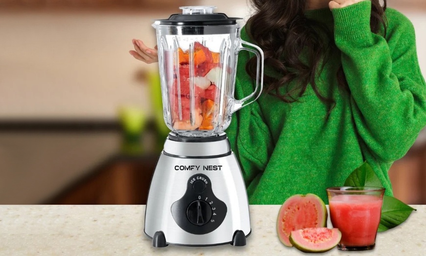 Image 1: Comfy Nest CNBLG15 2-in-1 Mixer und Zerkleinerer 800 W