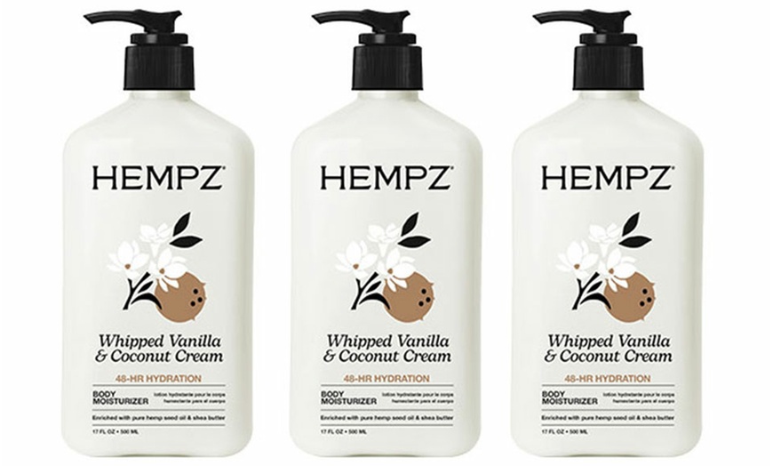 Image 37: Hempz Herbal Body Moisturizer Lotion 17oz each (2 or 3 Pack) 