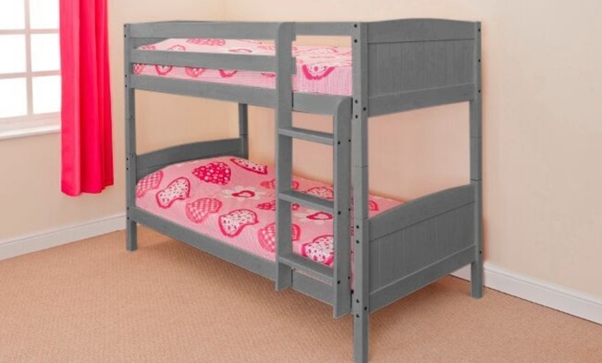Image 6: Solid Pine Bunk Bed