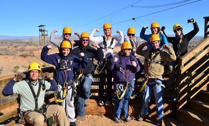 Image 3: Soar Above Wildlife on a 2-Hour Predator Zipline Experience