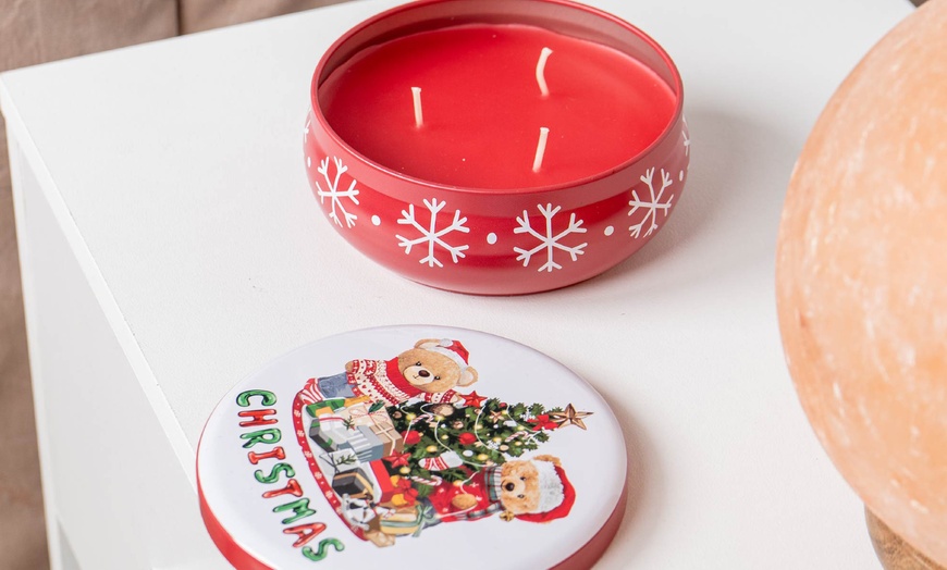 Image 2: Set di 4 candele profumate con borsa regalo