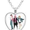 Image 7: KPop Demon Hunters Heart Pendant Necklace, Stylish Anime-Inspired Design in Three Colours