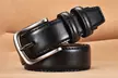 Men's Genuine Leather Belt Black Brown Size 32''-40'' 1.3'' Wide Jeans Belts - Second Medium