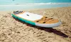 Goplus 11' Inflatable Stand Up Paddle Surfboard W/Bag Aluminum Paddle Pump