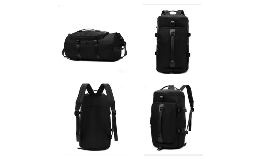 Image 7: 29-Inch Double Strap Large Capacity Gym Travel Bag 