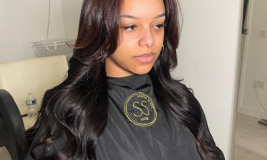 Image 5: Wash, Cut, Blow Dry, & Half or Full Head of Highlights at Sahiya slays