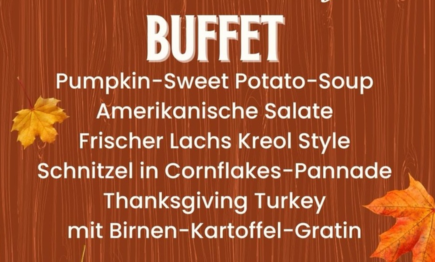 Image 2: Amerikanisches Thanksgiving All-You-Can-Eat-Buffet für 2 - 4 Personen