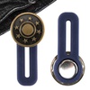 Image 8: 5 Pack No Sew Elastic Metal Jeans Retractable Button Pant Waistband Expander