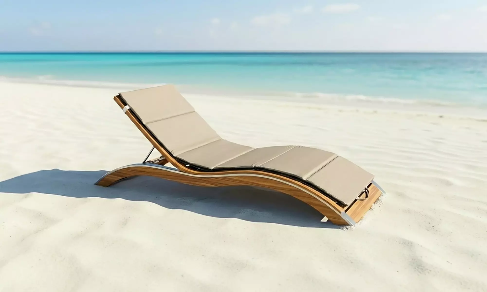 Faltbare Auflage für Sonnenliege