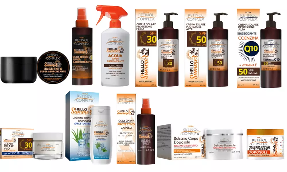 Aceites bronceadores y cremas protectoras, bálsamo de aceite y mascarilla para después del sol Ultra Retinol Complex - Primary Image