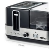 Image 6: TODO 1400W Breakfast Master Toaster Egg Cooker Grill