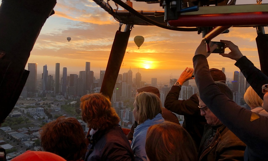 Image 5: Fly Over Yarra River & Melbourne's Iconic Landmarks During Sunrise