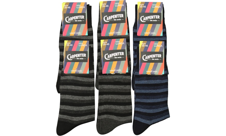 Image 28: Carpenter 6er- oder 12-Pack kurze oder lange Herren-Socken