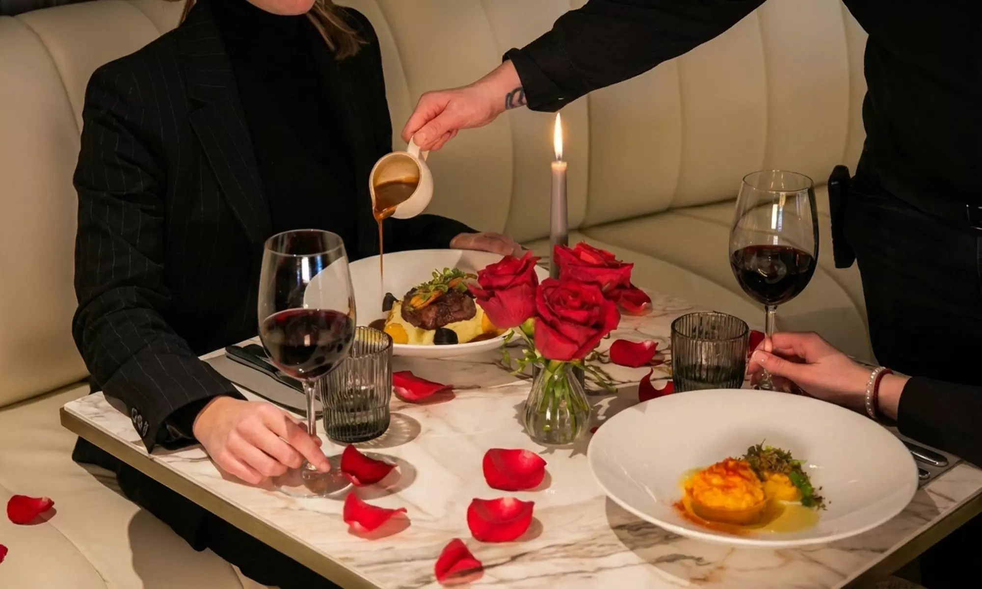 4-Gänge-Valentins-Dinner im Hilton Berlin am 13. oder 14. Februar - inkl. Begrüßungschampagner - Second Medium