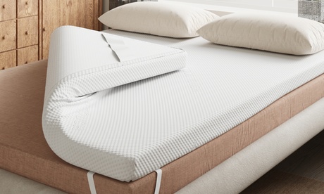 Visco Therapy Unisex Blue Cool Enhance 5Cm Mattress Topper: 4Ft6 Double