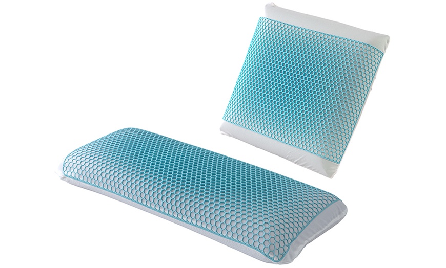 Image 4: Cuscino in memory foam con struttura a nido d'ape, Sampur