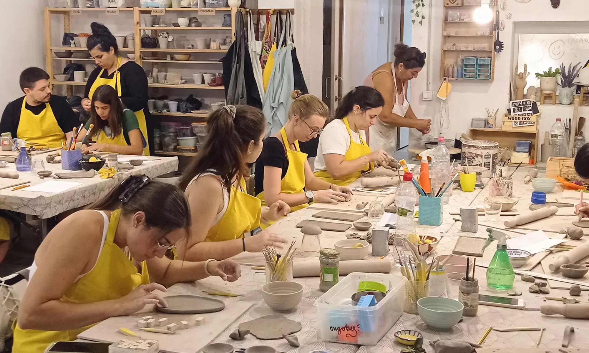 Taller de torno de 2 horas con decoración y esmaltado para 1 o 2