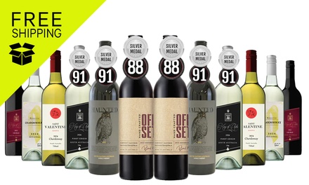 Valentines Signature Red Wine Mixed – 12 Bottles-EB-VSCRM-12P-NSW; Free Shipping - Just Wines