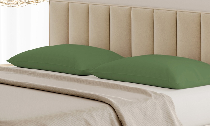 Image 25: Coppia Federe 100% puro Cotone Alta qualità Made in Italy