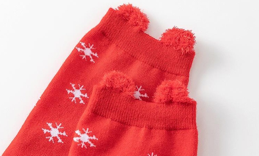 Image 2: 5x Pairs of Christmas Socks