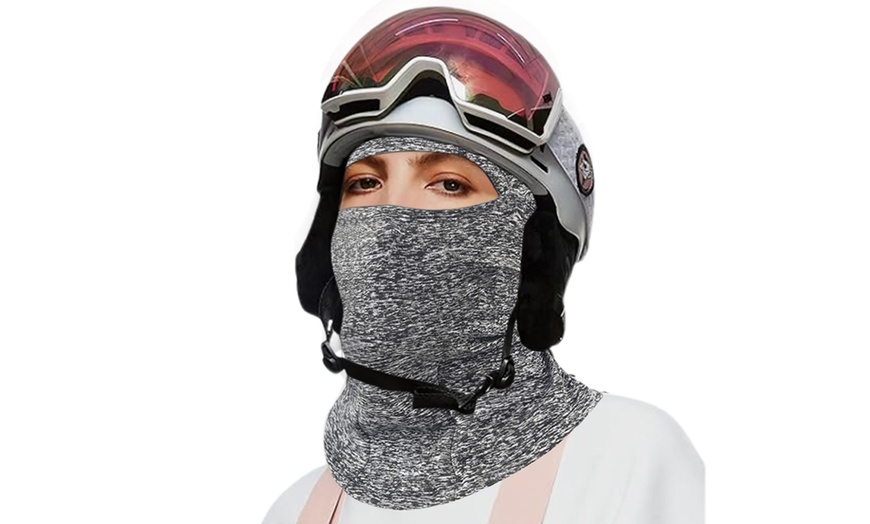 Image 2: Winter Motorcycle Full Face Mask