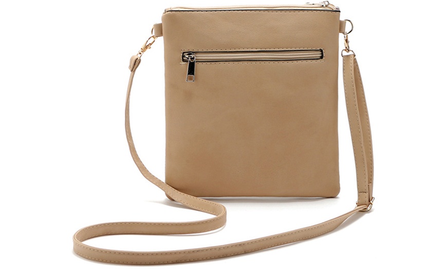 zip up cross body bag