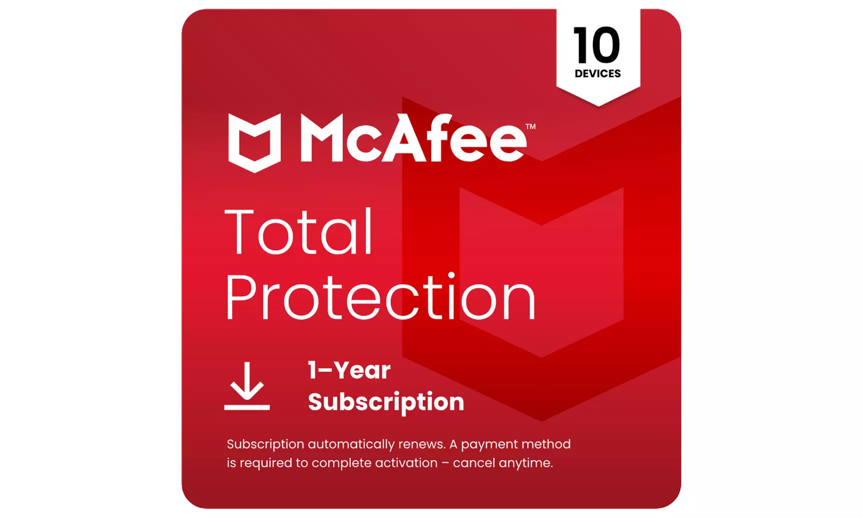 McAfee Total Protection or Internet Security, Up To 81% Off