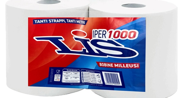 2 o 4 rotoloni Panno Carta di Lis