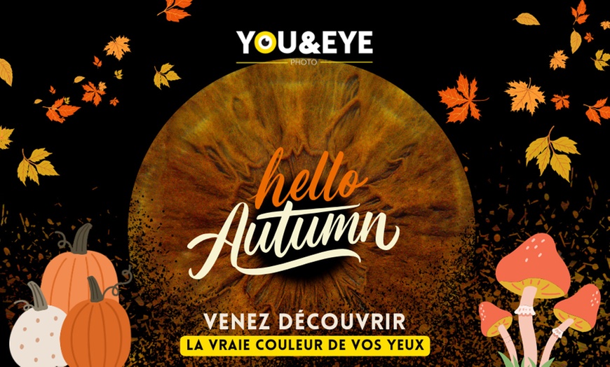 Image 1: Vos yeux, une œuvre d'art : capturez l'essence de votre iris