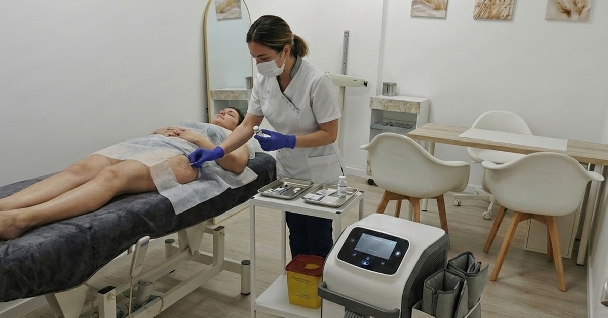 Sesiones de mesoterapia sin agujas y presoterapia en Valencia