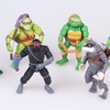 Image 1: Pack of Six Teenage Mutant Ninja Turtles Action Figures
