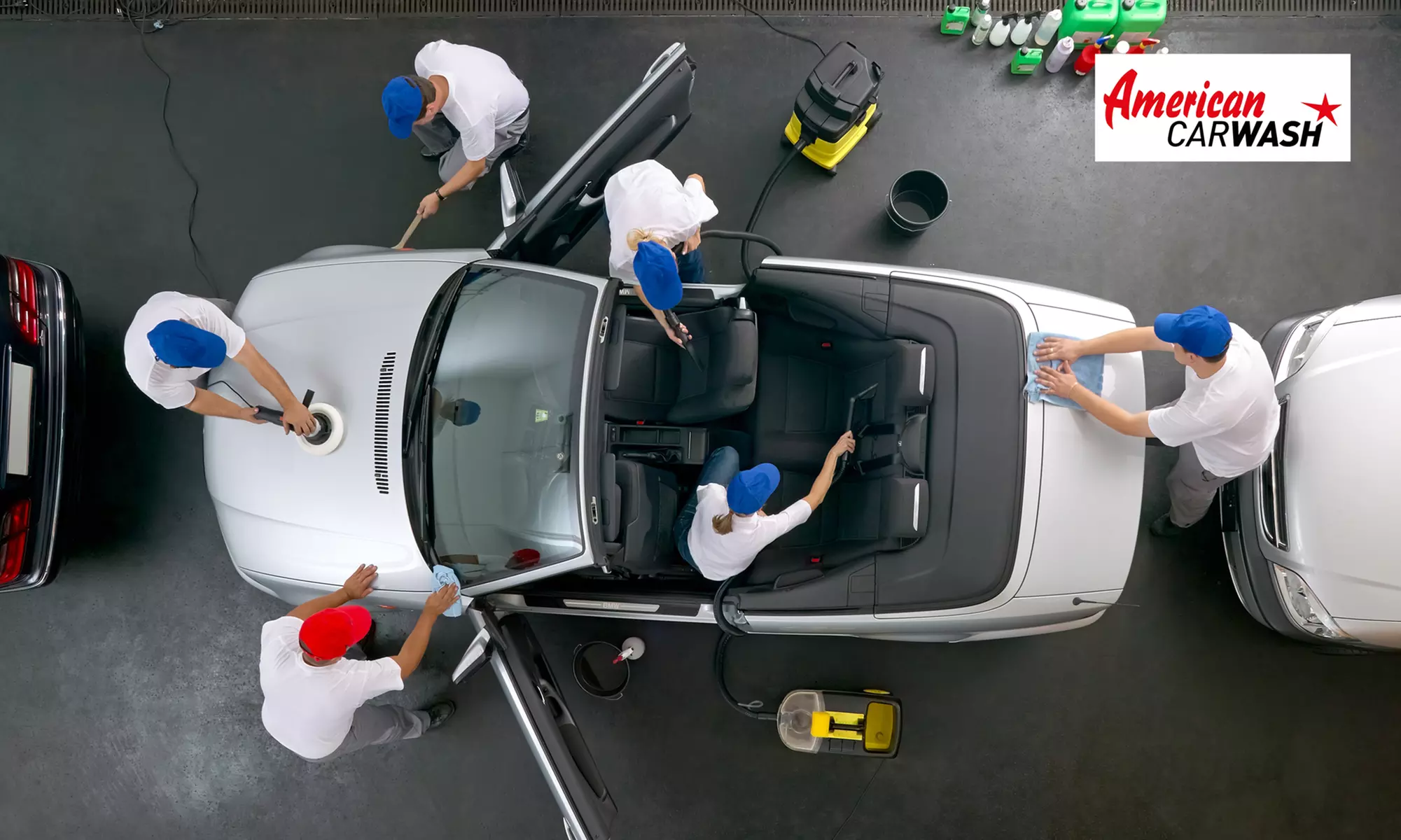 Lavage complet de voiture avec American Car Wash Viry Chatillon