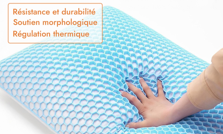 Image 4: Bolster en mousse à mémoire de forme microperforée– Sampur