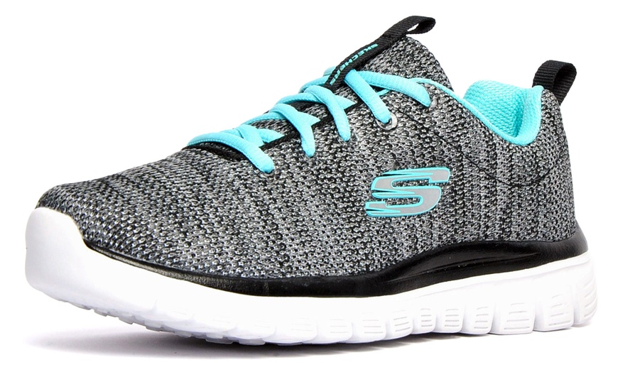 Image 3: Skechers Graceful Memory Foam Women's Trainers