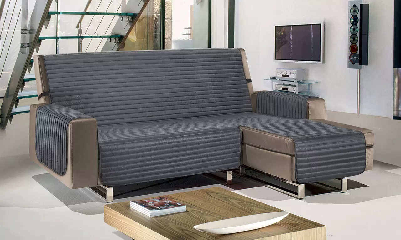 Gesteppter Sofaschoner