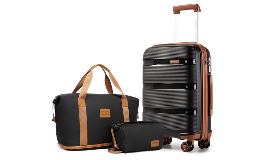 Image 3: Gift For Families: KONO 20 Inch PP Suitcase Hand Luggage 