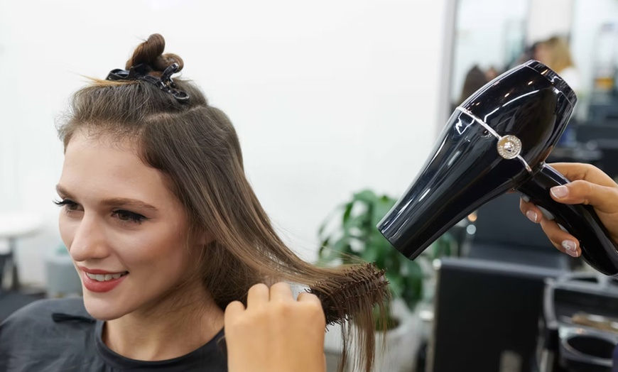 Image 8: Blowout+ Deep Conditioning, Single Process Color, / Highlights & More