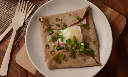 Formule pour 2 pers. : une galette, une crêpe sucrée et un verre de cidre par pers. - Restaurant Chez Vartan