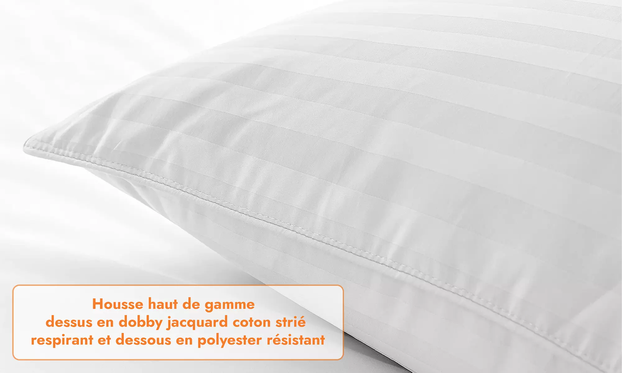 Oreillers, Plumes Palace, Plumes et duvet, Sampur