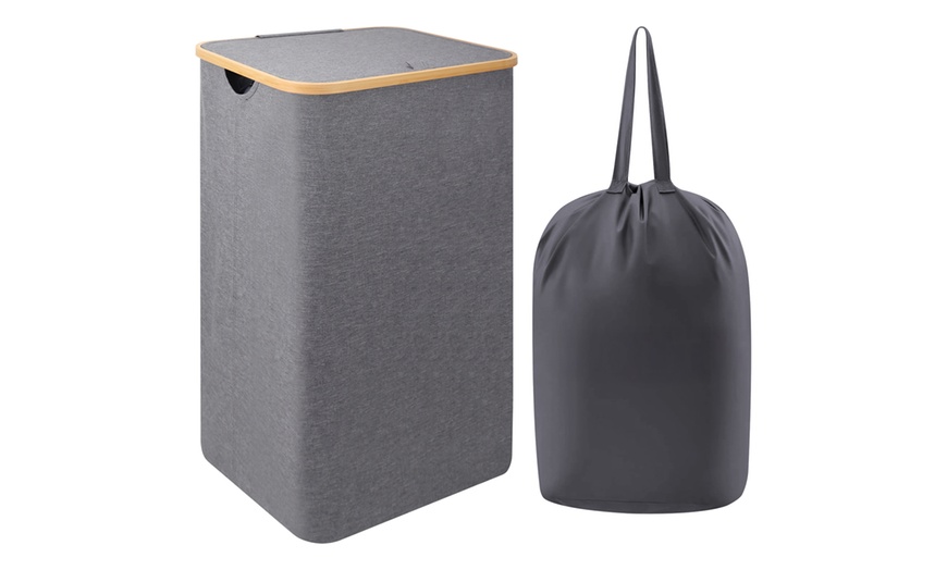 Image 5: Panier à linge "Adam" avec sac à linge