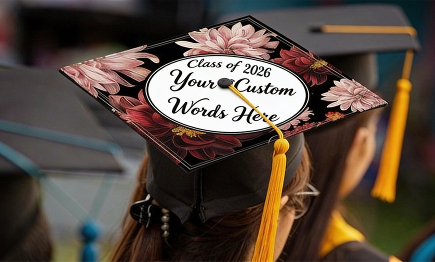 Image 3: Personalized Graduation Essentials – Custom Caps, Sashes, Tassel Charm